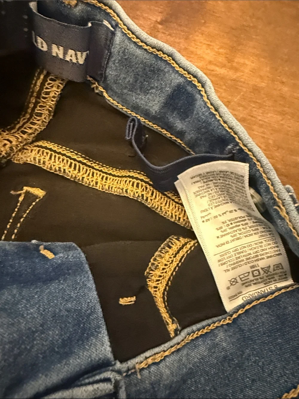 Kids Denim Shorts - Blue Stretch Cotton Blend